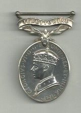 KGVI EFFICIENCY MEDAL (TERRITORIAL) GNR R.H. STOCKTON ROYAL ARTILLERY