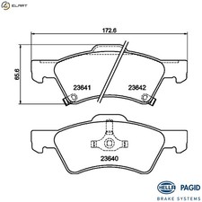 BRAKE PAD SET DISC BRAKE 8DB