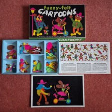Fuzzy Felt Cartoons 1970s