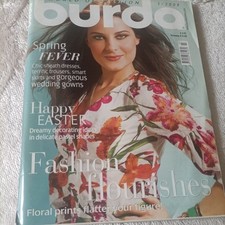 BURDA Magazine - March 2008 - Uncut Sewing Patterns Fashion Dressmaking B12