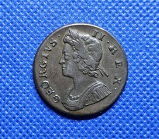 1738 Halfpenny George II
