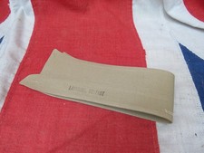 Vintage British Military Officers Khaki Collarless Stiff Shirt Collar Size 17"