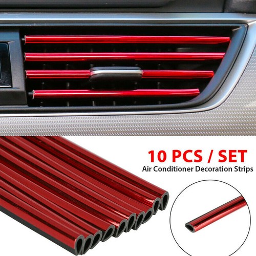 10pcscar accessories red air - 10pcscar,