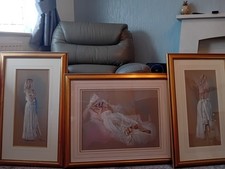 Kay Boyce X 3 Ltd Edition Framed Prints Suzette Resting and Little Lizzie Signed