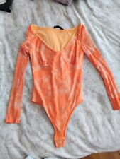 Worn Once Orange Chiffon