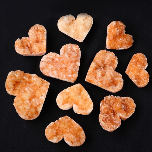 Natural citrine quartz carved - citrine,