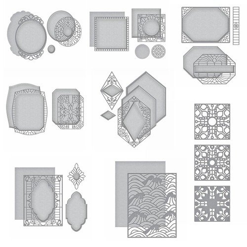 Album cover lace frame metal - lace,