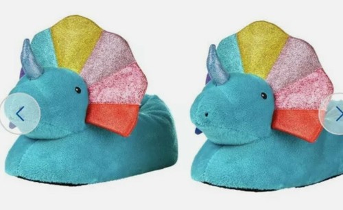 Rainbow unicorn slippers - rainbow,
