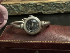 Ladies ELLE  Brushed Silver Tone  Watch & Bangle