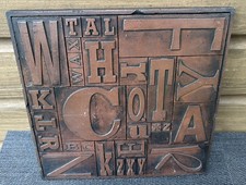 Antique Vintage Letterpress