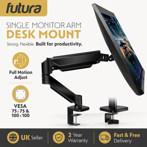 Futura monitor arm desk mount - arm,