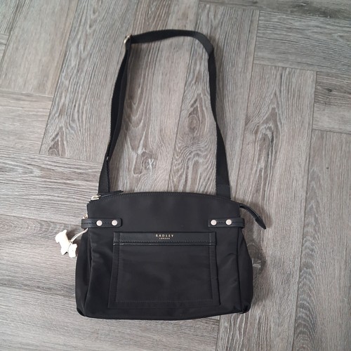 Radley black nylon cross body - radley,