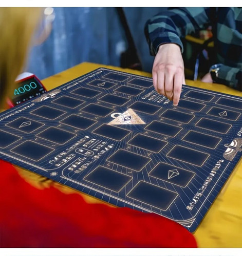 Yugioh player playmat blue - player,
