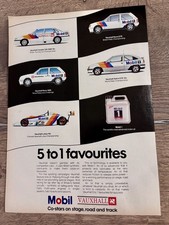 Original 1990 Vauxhall Mobil advert | Man Cave | Rally  | Nova GTE Astra GTE