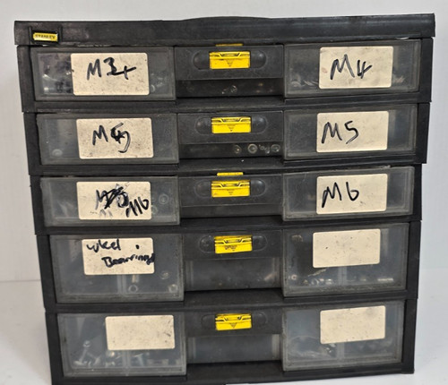 Stanley parts organiser filled - organiser,