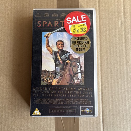 Spartacus vhs video cassette - spartacus,