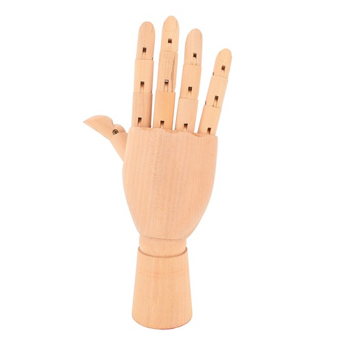 Wooden hand model - wooden, flexible