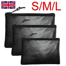 1292℉ Fireproof Money Bag Waterproof Safe Cash Box Document Envelope File Pouch