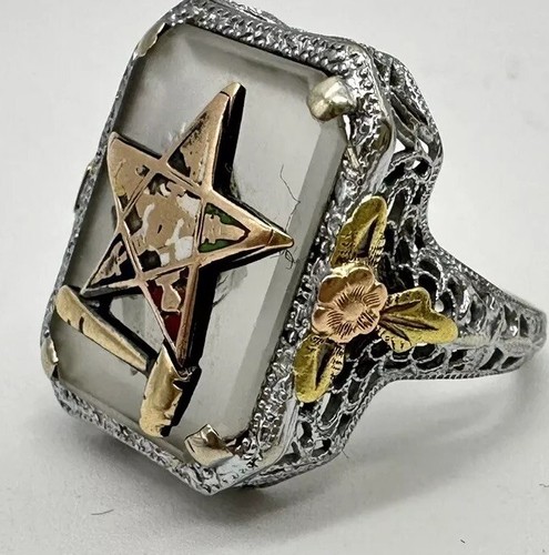 14k white gold filigree - 14k,
