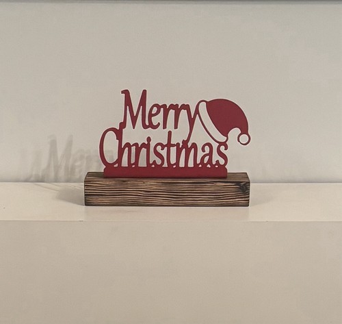 Merry christmas santa hat - &,
