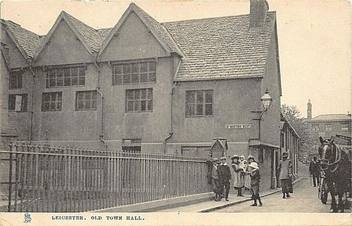 Postcard leicester old - leicester,
