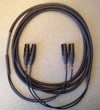 2 Way XLR Loom 5m - Black &