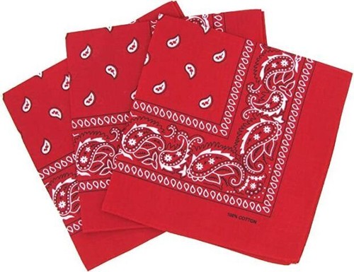 Bandana pack paisley - pack, 3