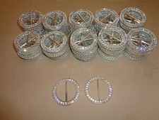 100 Round Diamante Effect