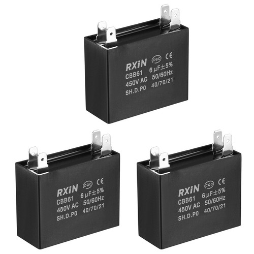 3pcs 450v 6uf - 3pcs, double