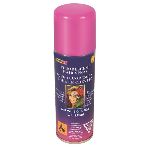 Fluorescent pink hair spray - fluorescent,
