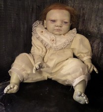 OOAK Creepy Horror Gothic Zombie Walker Baby Halloween Doll