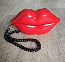 Vintage Red Lips Telephone
