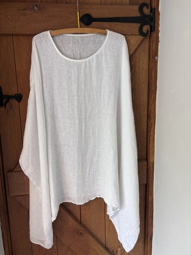 Linen top white size - size, 24/26