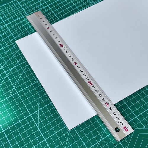 Aluminum safety ruler 3 5 - safety, 3.5