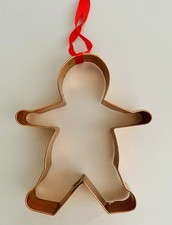 Vintage Copper Cookie Biscuit Cutter Gingerbread Man Martha Stewart (I think?!)
