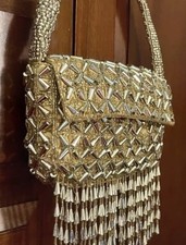 Zara Rare Occasion Gold Beaded