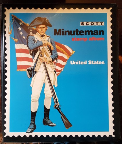 Scott minuteman stamp album - stamp,