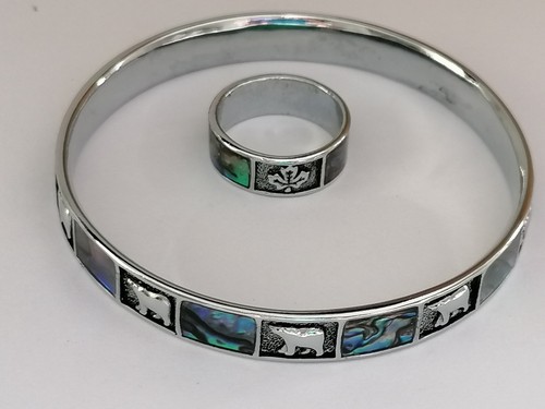 Navajo style abalone - style,