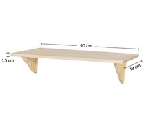 Natural Pine Wood Floating