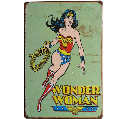 Vintage wonder woman metal - vintage,