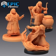 Fire Dwarf Female 3D Print D&D