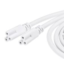 2Pcs T5 T8 LED Tube Connector Cable 2M Male to Male Double End Extension Cord