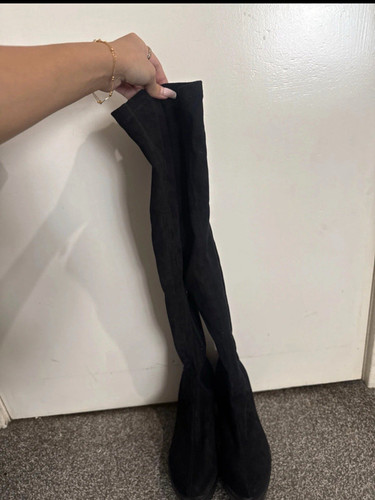 Women black thigh high - women’s,