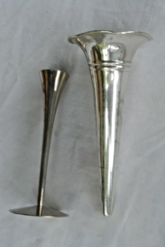 Flower epergne silver plated - flower,