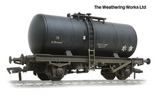 Heljan 35t BR Waste Oil Black B tank Wagon *PRO WEATHERED LOOK* 1016 ADB999041