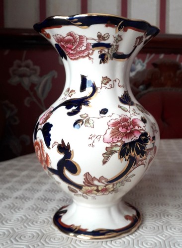 Vintage mason ironstone vase - vintage,