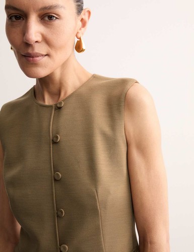 Jaeger womens collarless - m&s,