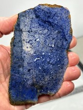 Dumortierite slab Cabbing