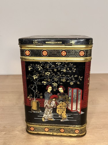 D68 vintage chinoiserie - chinoiserie, tea