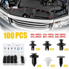 100x Bumper Body Bolts Unut Clip Fastener Engine Under Cover Splash Shield Guard